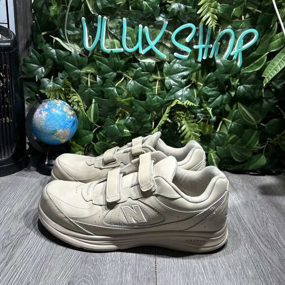 New Balance 577 Mens Size 13 D Beige Casual Shoes Sneakers Leather MW577vb main image 6